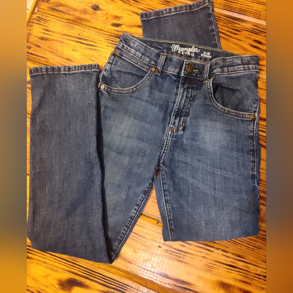 Boys Wrangler Retro Slim Straight 14